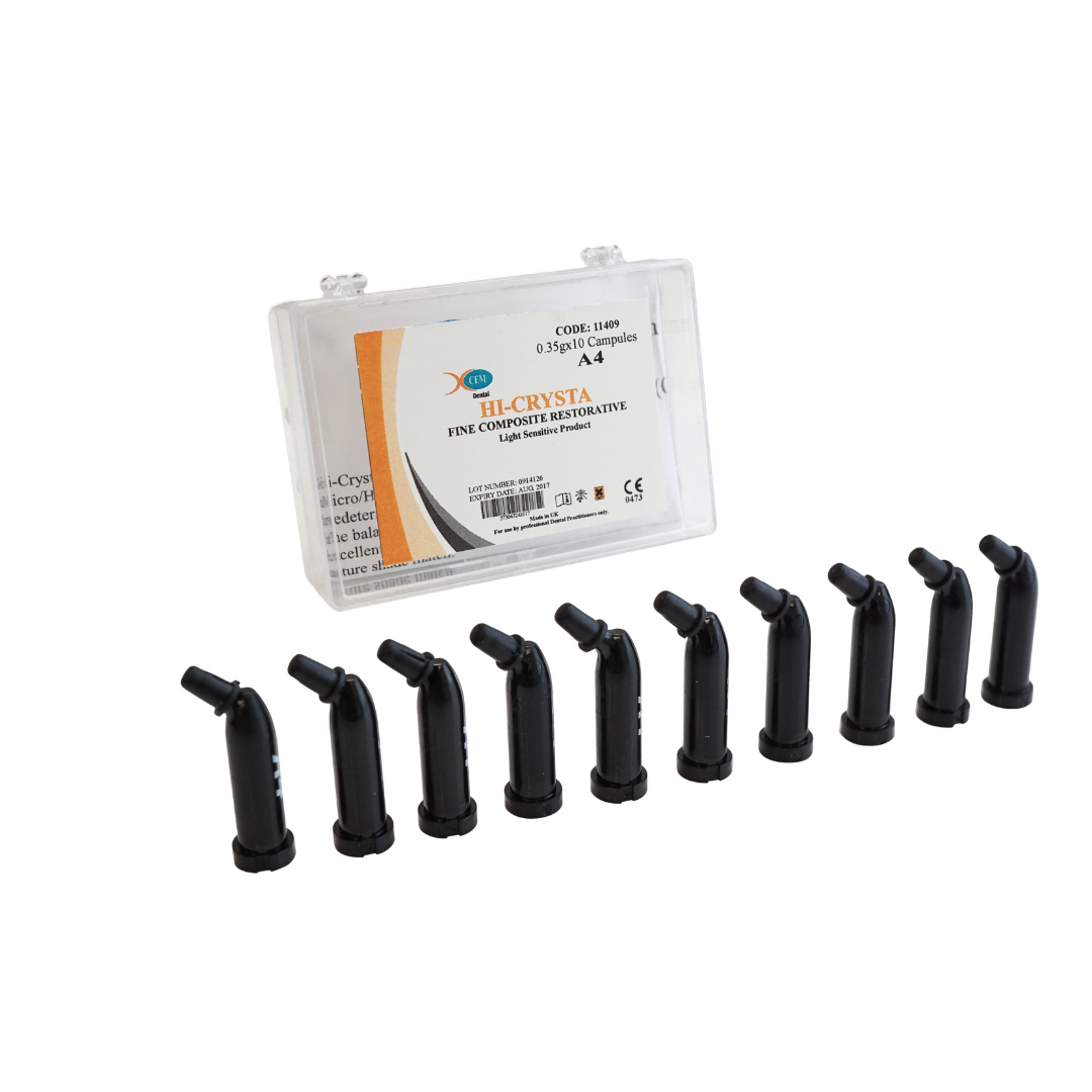 Pearlite| 0.35g x 10 Dental Light Cure Composite Restoration Campule (Capsule)